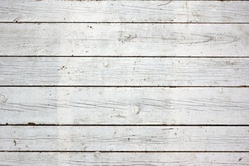Fototapeta na wymiar Old Weathered White Wood Rustic Textured Background