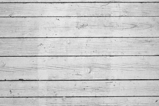 Old Weathered White Wood Rustic Textured Background
