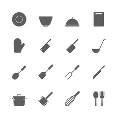 kitchen  icons set