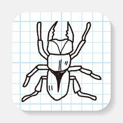 beetle doodle