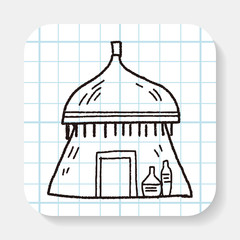 African house doodle