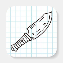 knife doodle