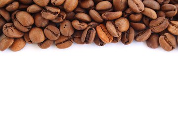 Coffee Beans on white background