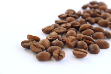 Coffee Beans on white background
