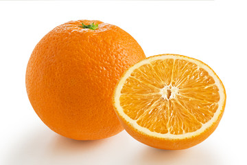 orange nature on a white background.