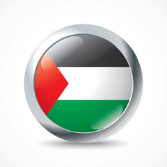Gaza Strip flag button