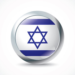 Israel flag button