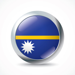 Nauru flag button