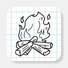 fire doodle