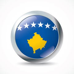 Kosovo flag button