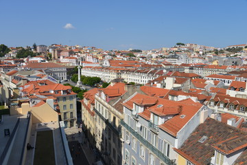 Fototapeta na wymiar Rooftops in Lisbon, Portugal
