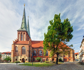 Fototapeta na wymiar Berlin, St Nicholas church, Germany - Nikolaikirche