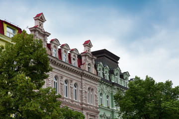 Obraz premium frontage - schöne Fassaden, Karlsbad, Karlovy Vary