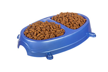 Cat food double  bowl