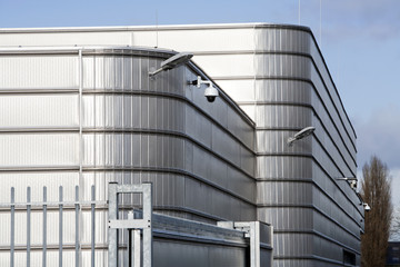 Secure metal industrial building