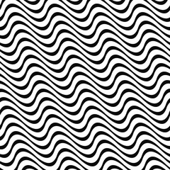 Monochrome seamless angular wave pattern