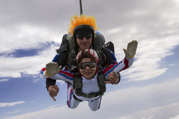 Skydiving photo. Tandem.