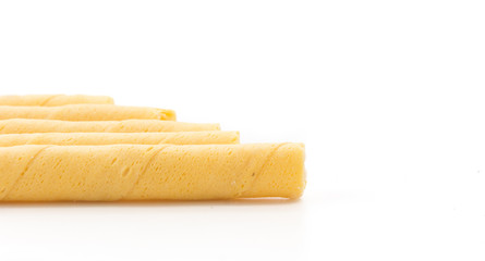 wafer stick on white background
