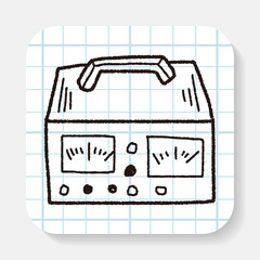 electricity measurer doodle