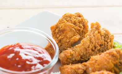 fried crispy chicken