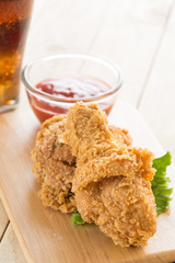 fried crispy chicken
