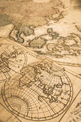 Fototapeta na wymiar 古い世界地図