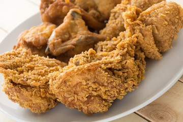fried crispy chicken