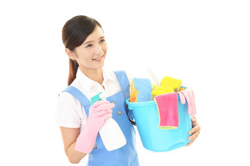 仕事に励む作業員