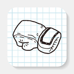 sport glove doodle