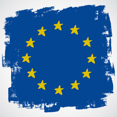 European grunge flag