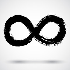 Infinity symbol. Vector.
