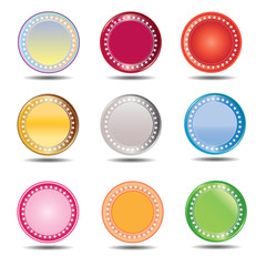 Colorful banners vector