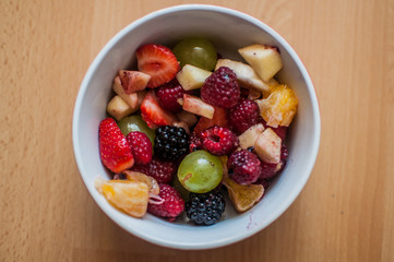 Bowl of fresh fruit