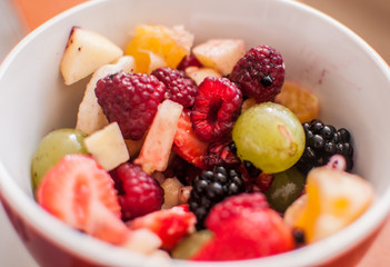 Bowl of fresh fruit