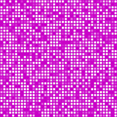 Magenta square pixel mosaic background