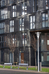 Obraz premium Modern apartments in the lloydkwartier area Rotterdam, the Netherlands