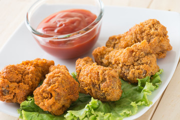 fried crispy chicken