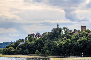 Old city of Herdecke at Harkortsee
