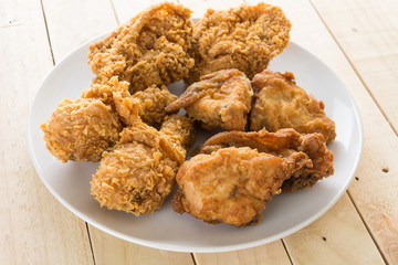 fried crispy chicken