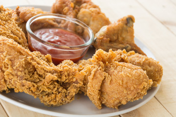 fried crispy chicken