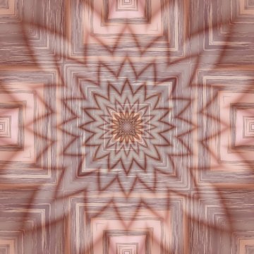 Abstract tile with star motif overlapping trough square motif