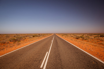 Obraz na płótnie Canvas Australian Outback Road