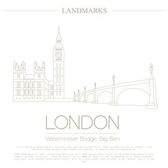 World landmarks. London. United Kingdom.Westminster Abbey, the B