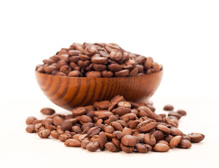 Fresh roasted coffee beans