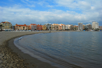 Fototapeta na wymiar Playa, Fuengirola, Málaga, Andalucía