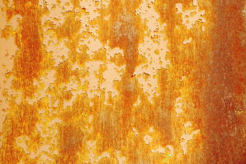 Orange rusty wall