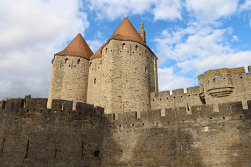 Fototapeta na wymiar Carcassonne, Languedoc-Roussillon