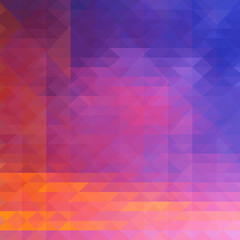 Hipster background made of triangles.
