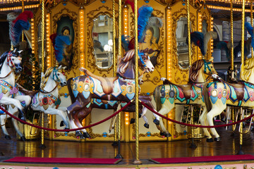 classic carousel in florence