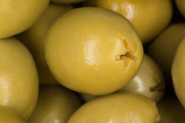 green olives very close sight